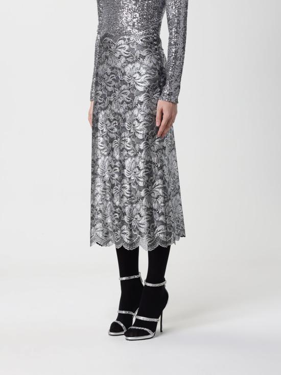 25FW 파코라반 롱 스커트 25AJJU598PA0244 V912 Black - PACO RABANNE