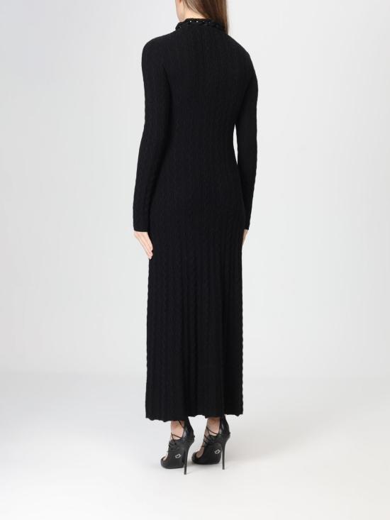 25FW 파코라반 롱 원피스 25AMRO154ML0320 P001 Black - PACO RABANNE