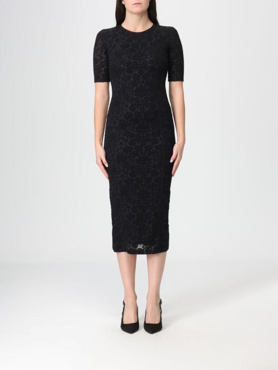 25FW 핑코 롱 원피스 105653A2TW Z99 Black