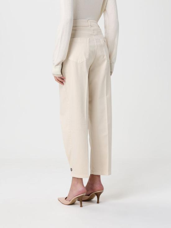 25FW 리우조 스트레이트 팬츠 MF5307T8191 20304 White - LIU JO