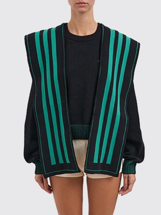 25FW 아디다스 스카프 후드 티셔츠 JW7323 Black