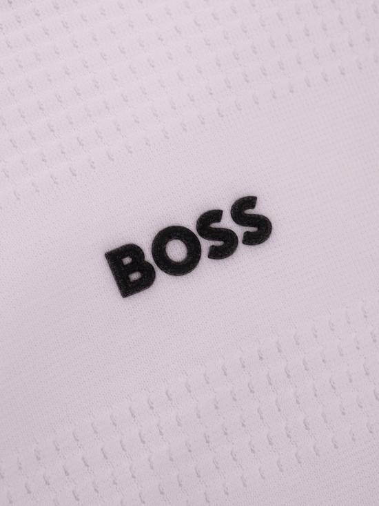 25FW 보스 폴로 티셔츠 50544187 100 White - BOSS
