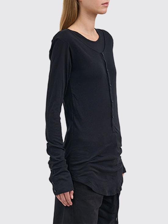 25FW 앤 드뮐미스터 가디건 B0012002FA119 099 Black - ANN DEMEULEMEESTER