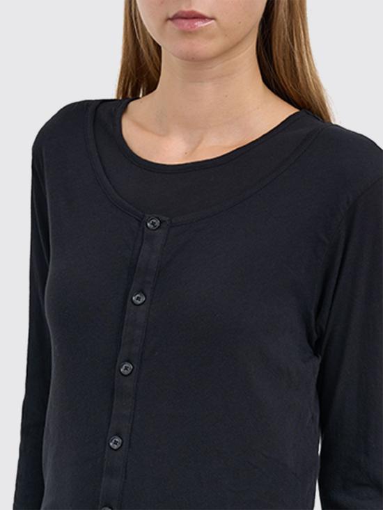 25FW 앤 드뮐미스터 가디건 B0012002FA119 099 Black - ANN DEMEULEMEESTER