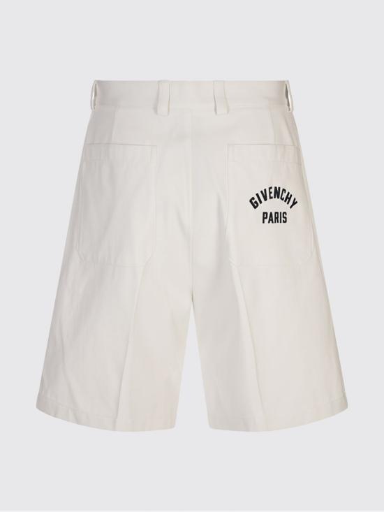 25FW 지방시 숏팬츠 BM51MD164P 105 Ivory - GIVENCHY