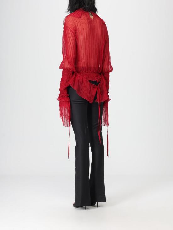 25FW 블루마린 블라우스 4C198A N0315 Red - BLUMARINE