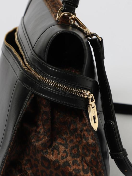 25FW 시크릿 폰 폰 토트백 INES SATCHEL MEDIUM Black Leo - SECRET PON PON