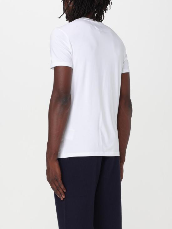 25FW 엠포리오 아르마니 반팔 티셔츠 8N1TF01JCDZ 0100 White - EMPORIO ARMANI