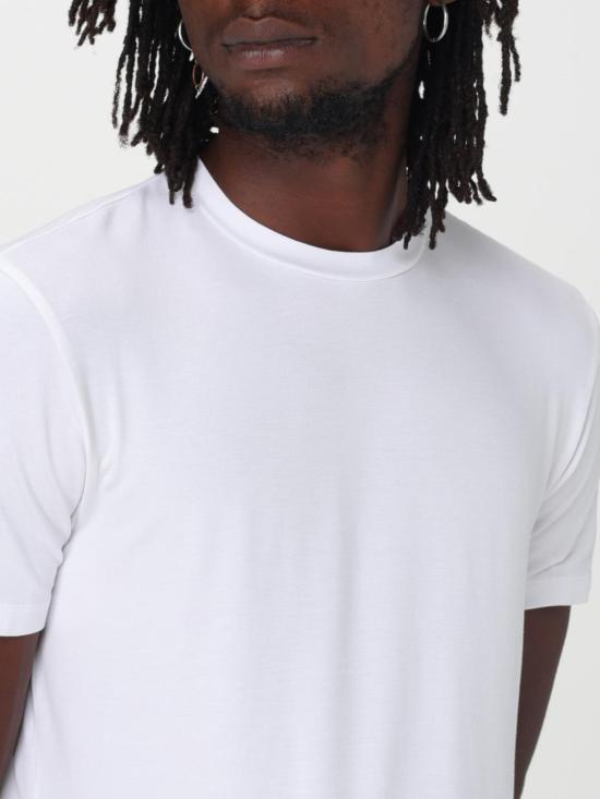 25FW 엠포리오 아르마니 반팔 티셔츠 8N1TF01JCDZ 0100 White - EMPORIO ARMANI