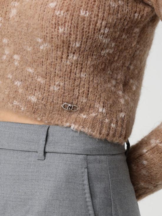 25FW 리우조 스웨터 GF5168MA08R X0596 Camel - LIU JO