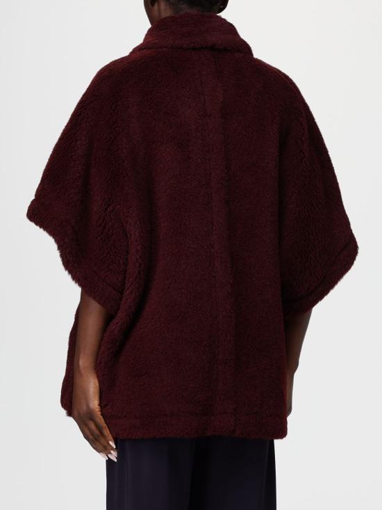 25FW 막스마라 테베 테디 케이프 2524736122600 019 Plum - MAX MARA