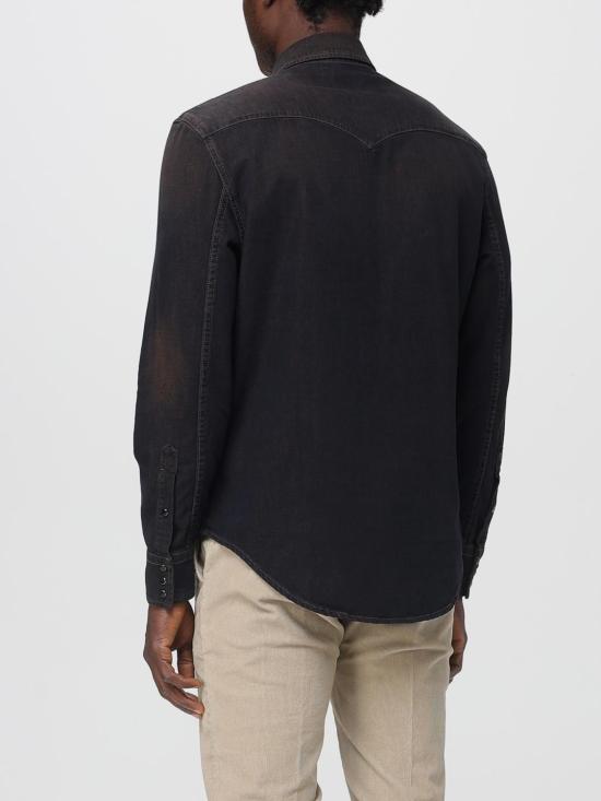 25FW 돈답 긴팔 셔츠 UC343RDF0272ULP6 800 Blue - DONDUP