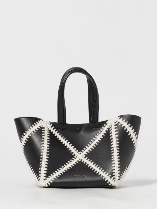 25FW 나누슈카 토트백 NW23CRBG02599 BLACK CREAM Black