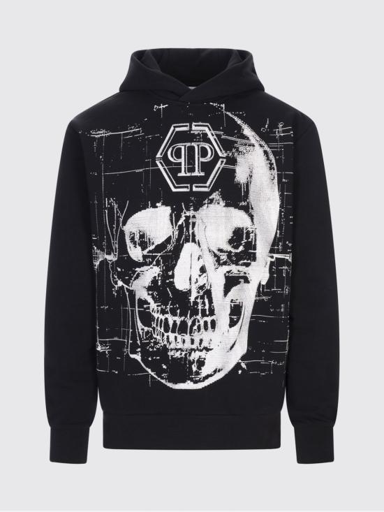 25FW 필립 플레인 긴팔 티셔츠 FAECMJB3753PTE003N 02 Black