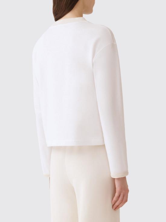 25FW 파비아나 필리피 저지 탑 JED225F861L696 21 White - FABIANA FILIPPI