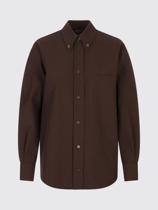25FW 파비아나 필리피 셔츠 CAD215F416L530 1269 Brown