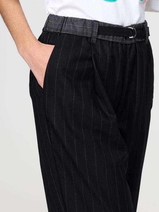 25FW 액티튜드 트윈세트 스트레이트 팬츠 252AQ2042 12849 Black - ACTITUDE TWINSET