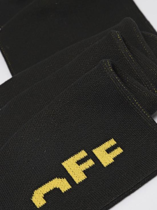 25FW [키즈] 오프화이트 스카프 OBMA001F25KNI001 1018 Black - OFF WHITE