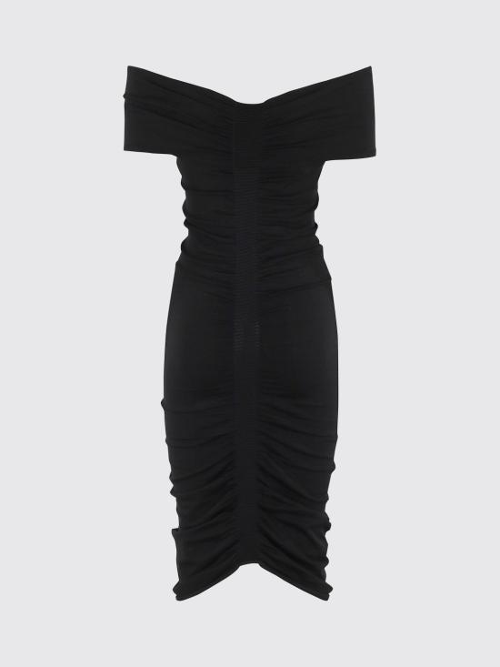 25FW 알렉산더 왕 롱 원피스 1KC1256030 001 Black - ALEXANDER WANG