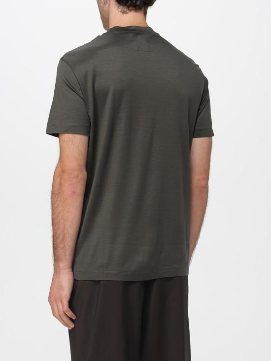 25FW 엠포리오 아르마니 반팔 티셔츠 8N1TD81JUVZ U8120 Green - EMPORIO ARMANI