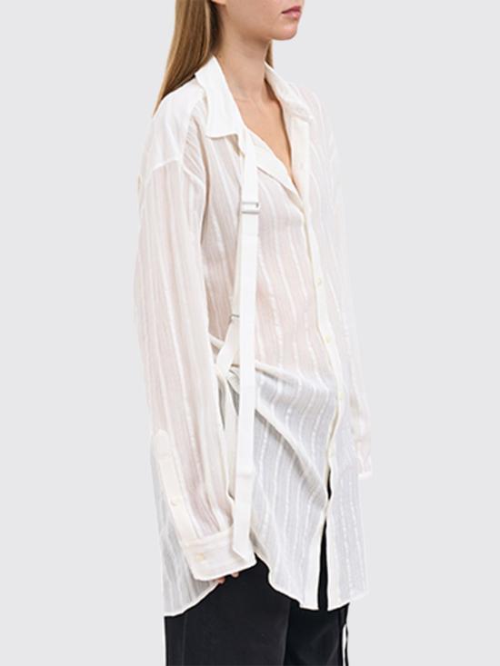 25FW 앤 드뮐미스터 셔츠 B0013139FA648 002 White - ANN DEMEULEMEESTER