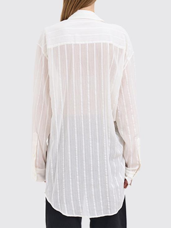 25FW 앤 드뮐미스터 셔츠 B0013139FA648 002 White - ANN DEMEULEMEESTER
