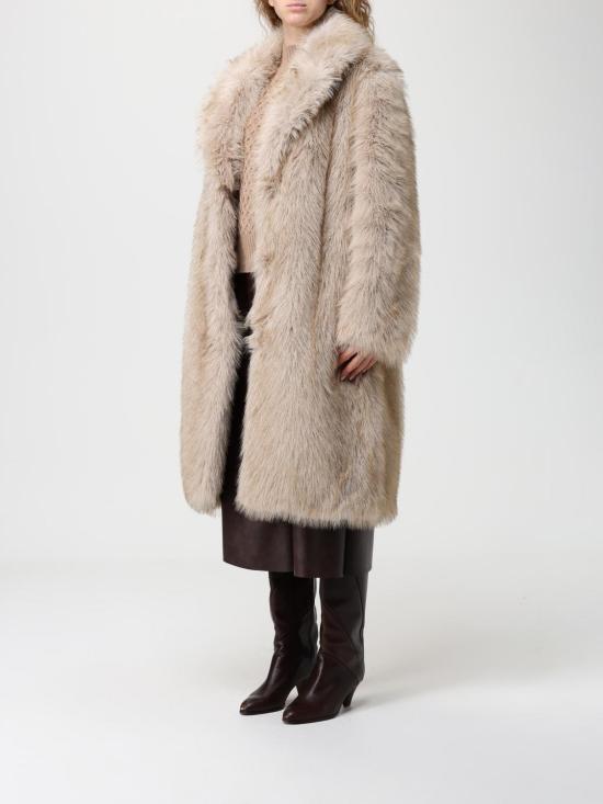 25FW 리우조 코트 MF5459E1024 60946 Honey - LIU JO