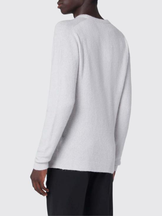 25FW 로베르토 콜리나 스웨터 253M32001 M3216 Grey - ROBERTO COLLINA