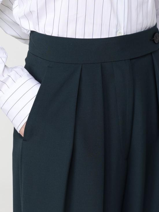 25FW 드리스 반 노튼 스트레이트 팬츠 0109032060 613 Green - DRIES VAN NOTEN