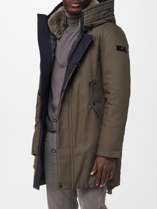 25FW 페트레이 카사 KI 03 이탈리아 원단 사용 퍼 장식 내구성 파카  PEU494001111871 690 Military - PEUTEREY