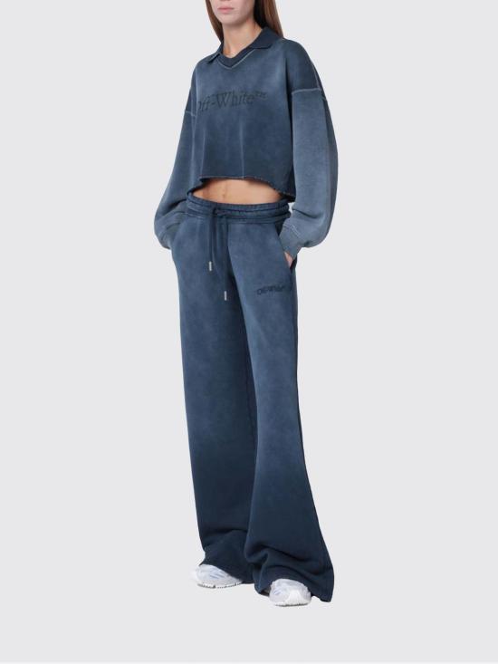 25FW 오프화이트 트레이닝/조거 팬츠 OWCH022F25FLE002 4D4D Multicolor - OFF WHITE