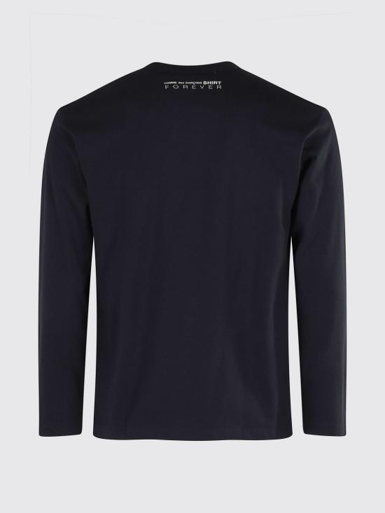 25FW 꼼데가르송 반팔 티셔츠 FZT003PER 2 Navy - COMME DES GARCONS