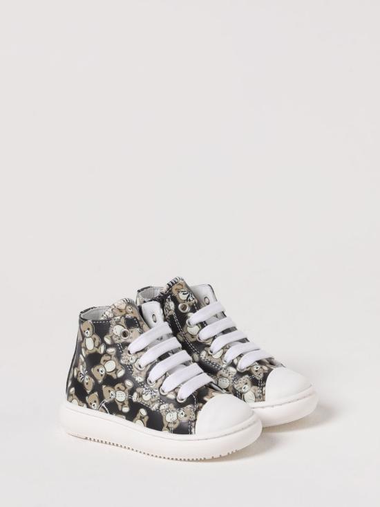 25FW [키즈] 모스키노 스니커즈 81849 03 Black - MOSCHINO