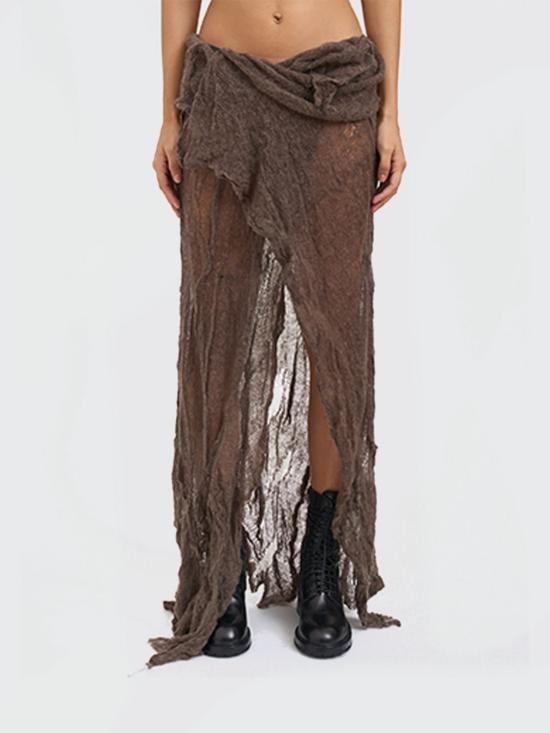 25FW 앤 드뮐미스터 롱 스커트 B0013477KN076 060 Green