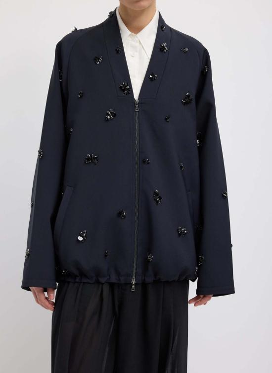  티비 봄버 자켓 트로피컬 울 봄버 - TIBI