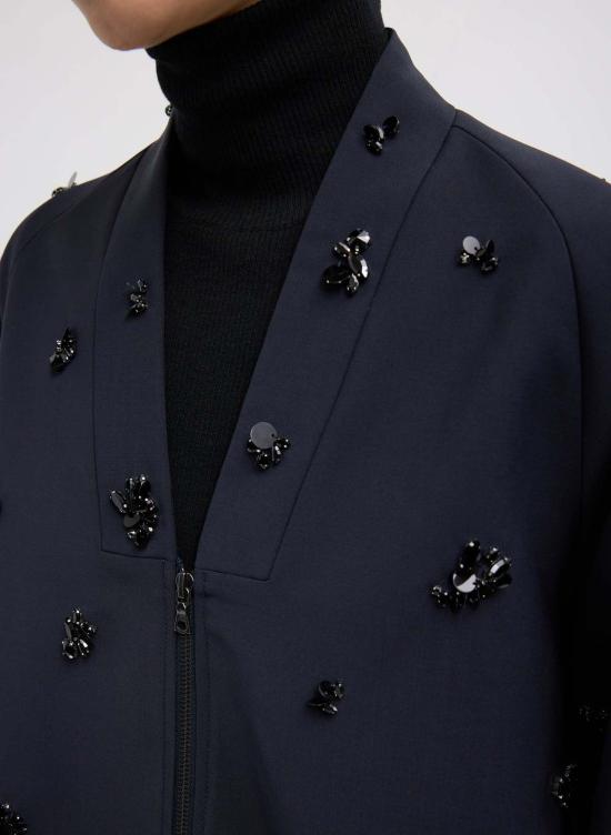  티비 봄버 자켓 트로피컬 울 봄버 - TIBI