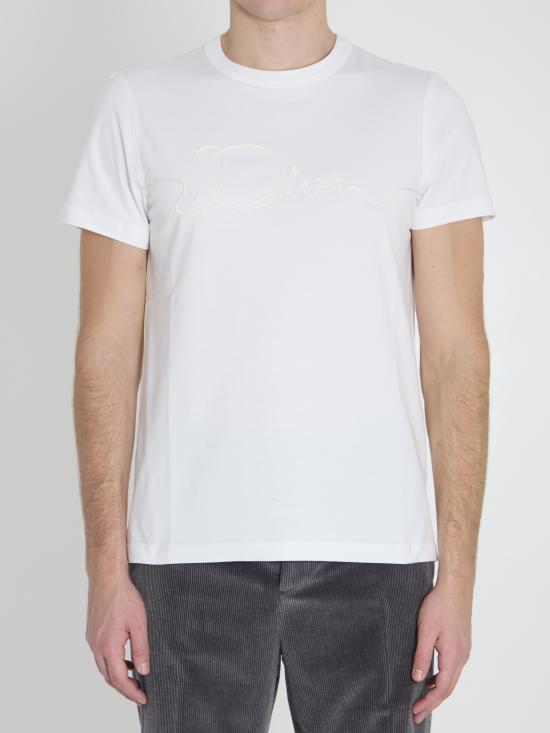 26SS 디올 반팔 티셔츠 613J668 WHITE