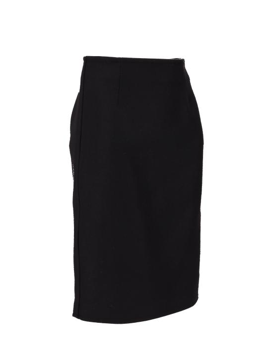 25FW 디스퀘어드2 미디 스커트 S75MA0991D35255 900 BLACK - DSQUARED2