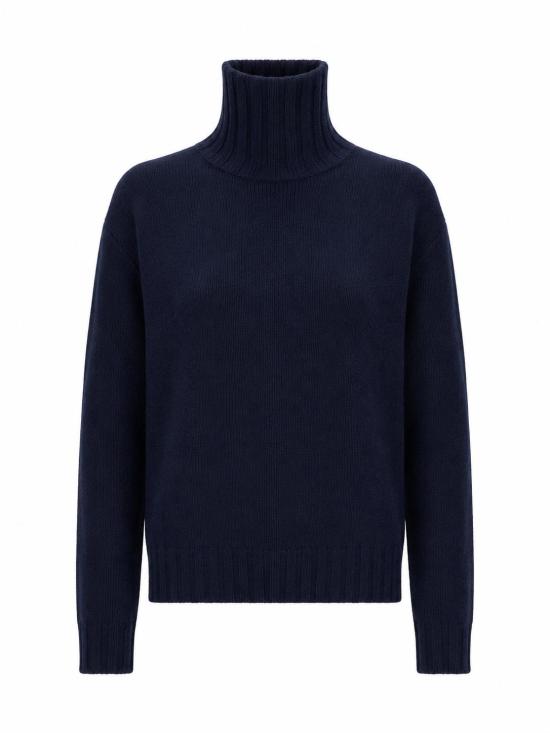 25FW 라 로즈 터틀넥 D224WS N NAVY