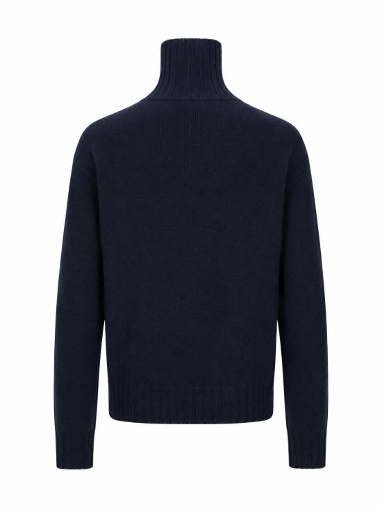 25FW 라 로즈 터틀넥 D224WS N NAVY - LA ROSE