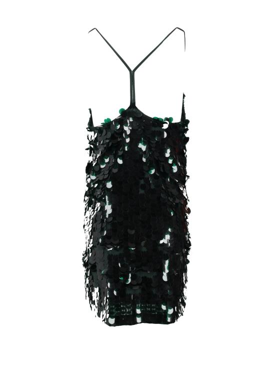 25FW 파로쉬 미디 원피스 D722525GOO 022 VERDE BOTTIGLIA - PAROSH