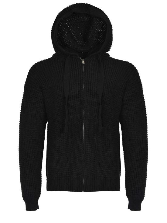 25FW 패밀리퍼스트 밀라노 스웨터 SWF2507BLACK Black - FAMILY FIRST MILANO