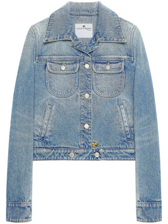 25FW 쿠레쥬 데님 자켓 VESDBL002DE0041 7052 Navy