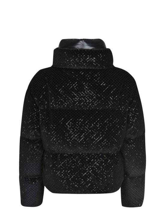 25FW 에르노 벨로아 크롭 다운 자켓  PI002161D12751 9300 Black - HERNO