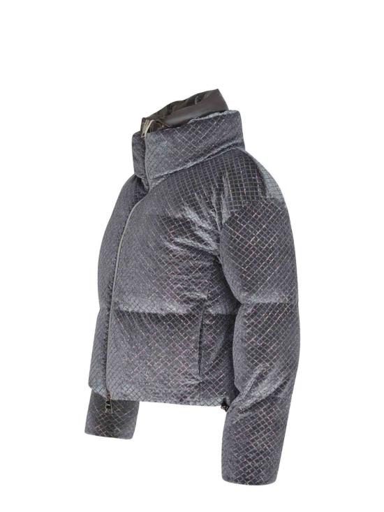 25FW 에르노 벨로아 크롭 다운 자켓  PI002161D12751 9487 GREY - HERNO