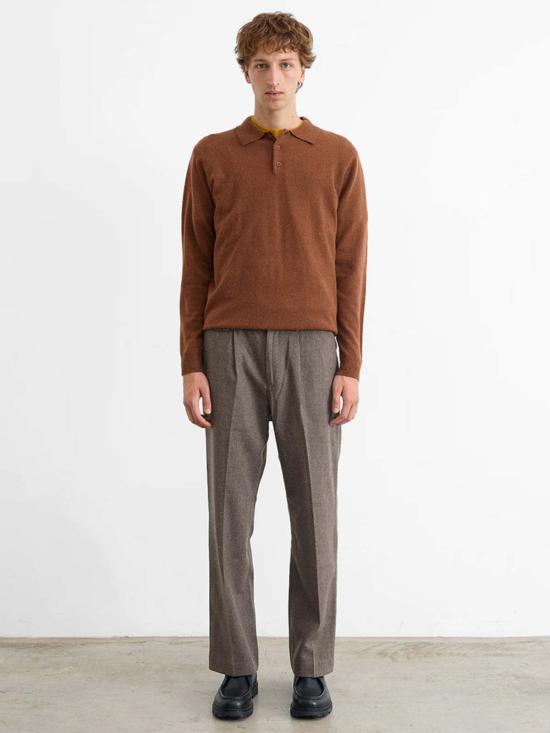  에드몬드 스튜디오 폴로 티셔츠 울 폴로 - EDMMOND STUDIOS