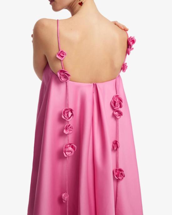  레오 린 숏 원피스 피오나 로즈 미니 드레스 핑크 - LEO LIN