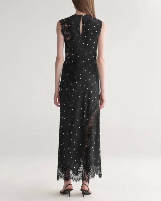  에이엘씨 블라우스 A.L.C. 그레이시 탑 블랙/크림 - A.L.C.