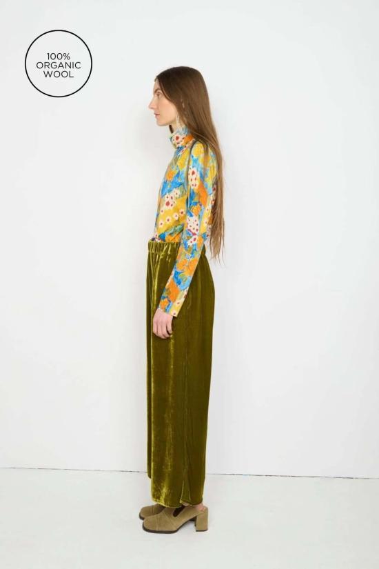  Anntian 터틀넥 앤티안 울 저지 롤 프린트 1 A 탑 - OTHER BRANDS