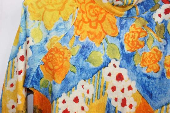  안티안 터틀넥 앤티안 울 저지 롤 프린트 1 A 탑 - ANNTIAN